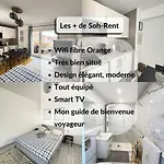 Apartmán Soh Rent Cozy Wifi Terrasse St Aloise Štrasburk